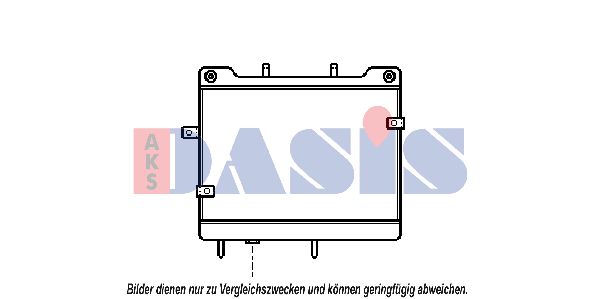 AKS DASIS масляный радиатор, двигательное масло 126400N